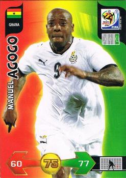 2010 Panini Adrenalyn XL World Cup (International Edition) #NNO Manuel Agogo Front