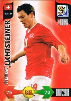 2010 Panini Adrenalyn XL World Cup (International Edition) #NNO Stephan Lichtsteiner Front