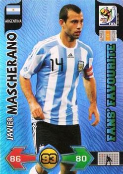 2010 Panini Adrenalyn XL World Cup (International Edition) #NNO Javier Mascherano Front
