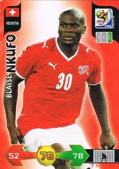 2010 Panini Adrenalyn XL World Cup (International Edition) #NNO Blaise Nkufo Front