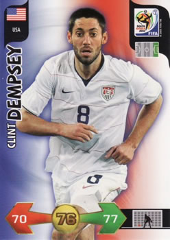 2010 Panini Adrenalyn XL World Cup (International Edition) #NNO Clint Dempsey Front