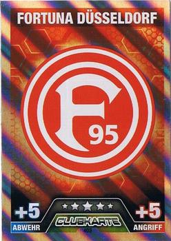 2014-15 Topps Match Attax Bundesliga #403 Fortuna Dusseldorf Clubkarte Front