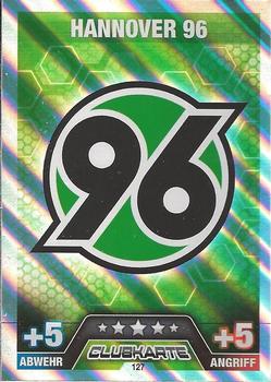 2014-15 Topps Match Attax Bundesliga #127 Hannover 96 Clubkarte Front
