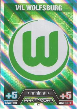 2014-15 Topps Match Attax Bundesliga #307 VfL Wolfsburg Clubkarte Front