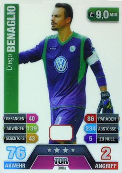 2014-15 Topps Match Attax Bundesliga #308a Diego Benaglio Front