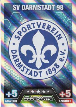2014-15 Topps Match Attax Bundesliga #400 SV Darmstadt 98 Clubkarte Front