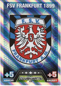 2014-15 Topps Match Attax Bundesliga #406 FSV Frankfurt 1899 Clubkarte Front