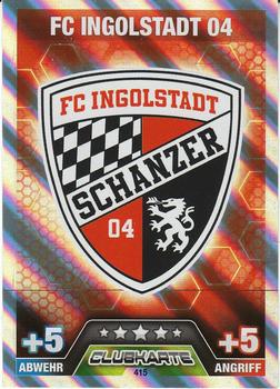 2014-15 Topps Match Attax Bundesliga #415 FC Ingolstadt 04 Clubkarte Front