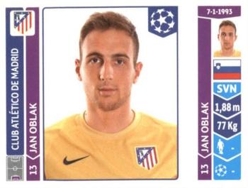 2014-15 Panini UEFA Champions League Stickers #48 Jan Oblak Front