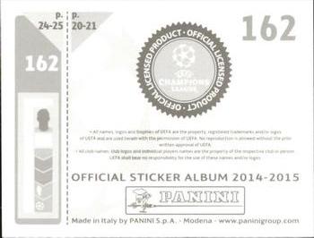 2014-15 Panini UEFA Champions League Stickers #162 Rickie Lambert Back