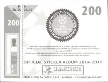 2014-15 Panini UEFA Champions League Stickers #200 Igor Smolnikov Back