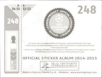 2014-15 Panini UEFA Champions League Stickers #248 Andrea Raggi Back