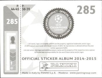2014-15 Panini UEFA Champions League Stickers #285 Kevin Grosskreutz Back