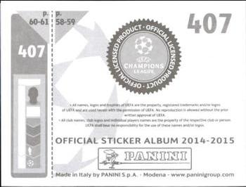 2014-15 Panini UEFA Champions League Stickers #407 Juan Iturbe Back