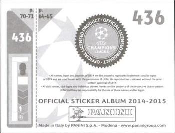 2014-15 Panini UEFA Champions League Stickers #436 Gregory van der Wiel Back