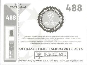 2014-15 Panini UEFA Champions League Stickers #488 Rafik Djebbour Back