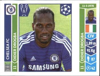 2014-15 Panini UEFA Champions League Stickers #506 Didier Drogba Front