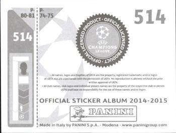 2014-15 Panini UEFA Champions League Stickers #514 Sidney Sam Back