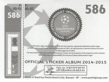 2014-15 Panini UEFA Champions League Stickers #586 Douglas Costa Back