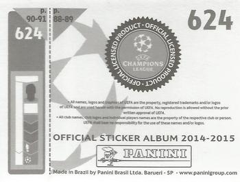 2014-15 Panini UEFA Champions League Stickers #624 Vitali Rodionov Back