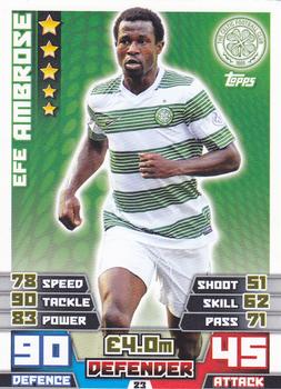 2014-15 Topps Match Attax SPFL #23 Efe Ambrose Front