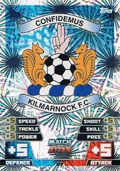 2014-15 Topps Match Attax SPFL #109 Kilmarnock Club Badge Front