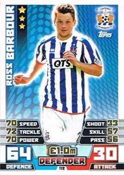 2014-15 Topps Match Attax SPFL #112 Ross Barbour Front