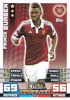 2014-15 Topps Match Attax SPFL #245 Prince Buaben Front