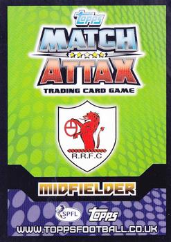 2014-15 Topps Match Attax SPFL #267 Grant Anderson Back