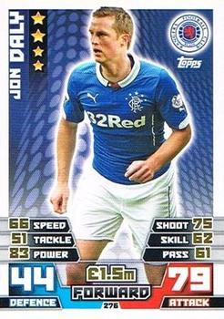 2014-15 Topps Match Attax SPFL #276 Jon Daly Front