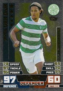 2014-15 Topps Match Attax SPFL - Limited Edition Gold #LE1 Virgil Van Dijk Front