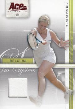 2007 Ace Authentic Straight Sets - Materials #20 Kim Clijsters Front