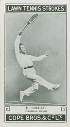 1924 Cope's Lawn Tennis Strokes #8 Henri Cochet Front