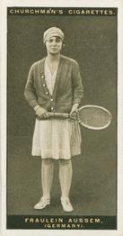 1928 Churchman's Lawn Tennis #3 Fraulein Aussem Front