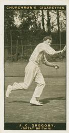 1928 Churchman's Lawn Tennis #22 Colin Gregory Front