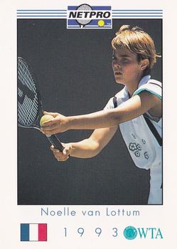 1993 NetPro #W41 Noelle Van Lottum Front