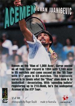 1996 Intrepid Blitz ATP #37 Goran Ivanisevic Back