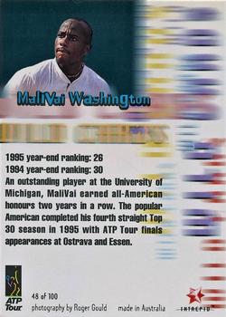 1996 Intrepid Blitz ATP #48 Malivai Washington Back