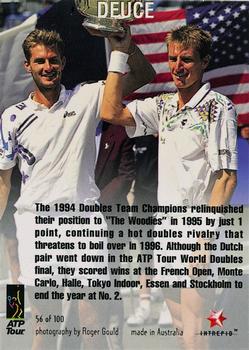 1996 Intrepid Blitz ATP #56 Jacco Eltingh / Paul Haarhuis Back