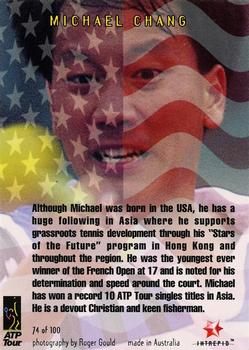1996 Intrepid Blitz ATP #74 Michael Chang Back