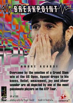 1996 Intrepid Blitz ATP #89 Andre Agassi Back