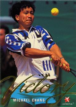 1996 Intrepid Blitz ATP - Victory! #V5 Michael Chang Front