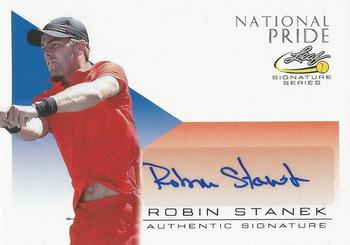 2017 Leaf Signature Series - National Pride Autographs #NP-RS1 Robin Stanek Front
