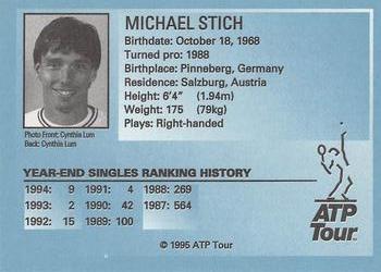 1995 ATP Tour #NNO Michael Stich Back