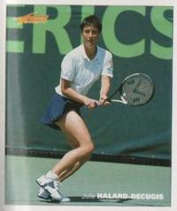 2000-01 Tennis Plus Magazine Stickers #NNO Julie Halard-Decugis Front