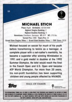 2021 Topps Chrome - Clay Court #64 Michael Stich Back
