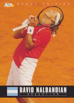 2005 Ace Authentic Debut Edition #15 David Nalbandian Front