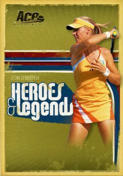 2006 Ace Authentic Heroes & Legends #17 Elena Dementieva Front