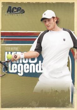 2006 Ace Authentic Heroes & Legends #97 Todd Widom Front