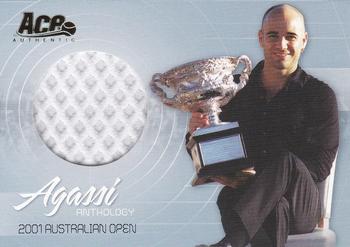 2006 Ace Authentic Grand Slam - Agassi Anthology Materials #AG-7 Andre Agassi Front